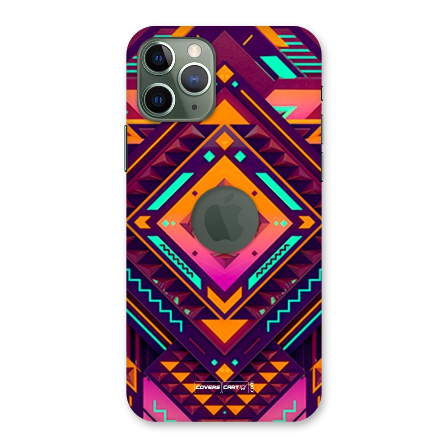 Creative Rhombus Back Case for iPhone 11 Pro Logo  Cut