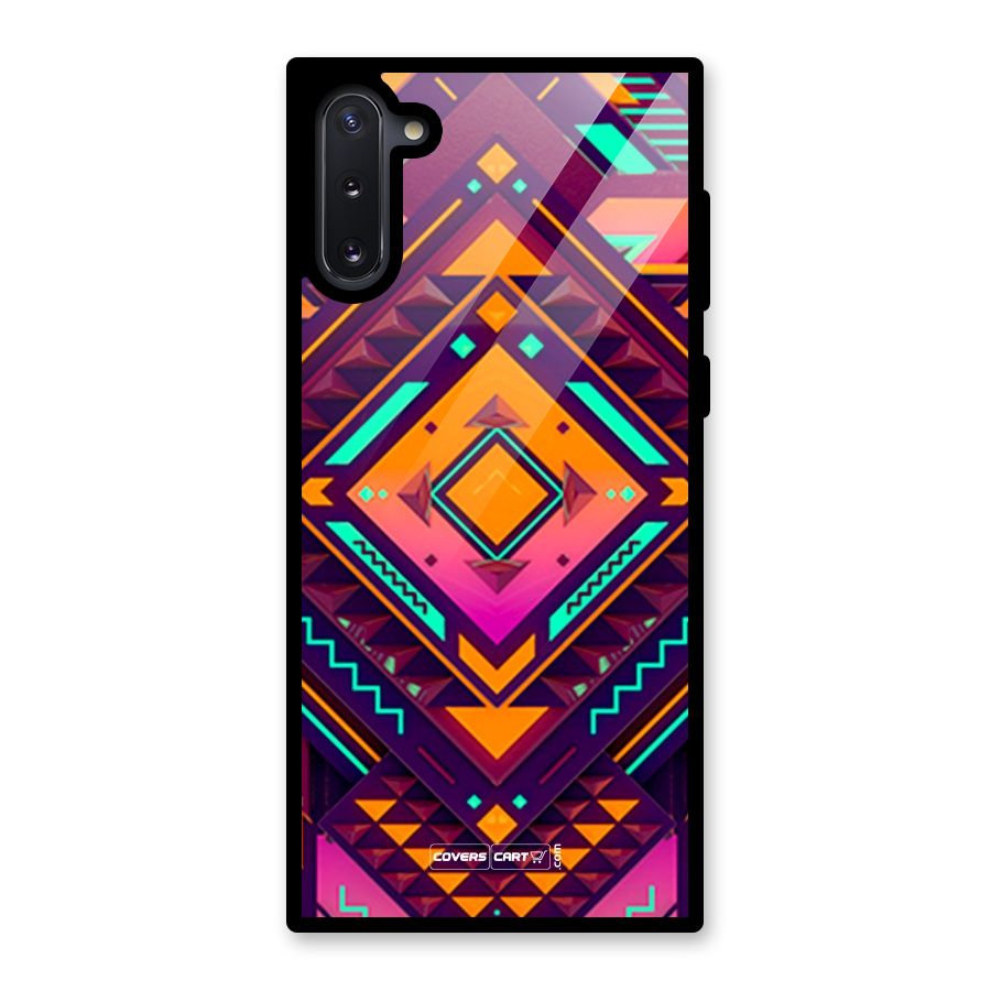 Creative Rhombus Glass Back Case for Galaxy Note 10