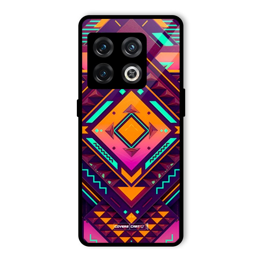 Creative Rhombus Glass Back Case for OnePlus 10 Pro 5G