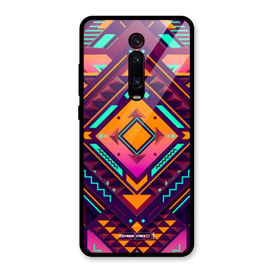 Creative Rhombus Glass Back Case for Redmi K20 Pro