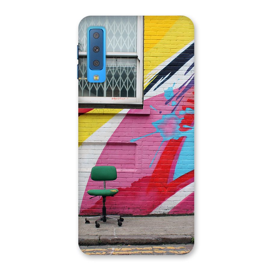 Creative Wall Art Back Case for Galaxy A7 (2018)