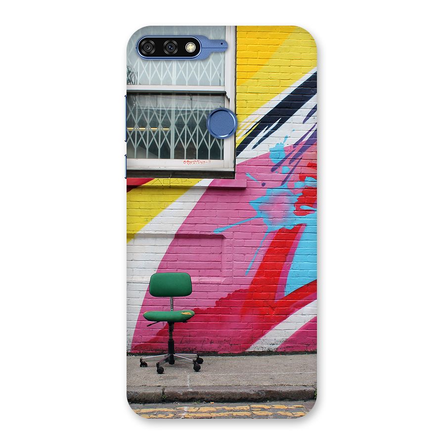 Creative Wall Art Back Case for Honor 7C