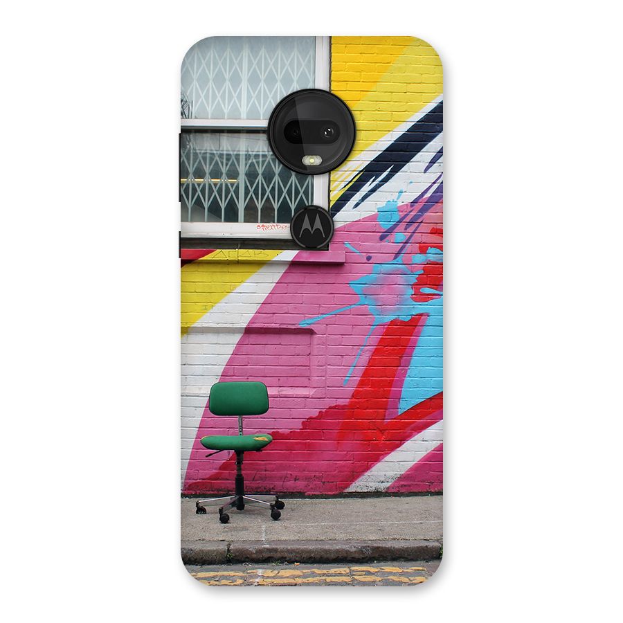 Creative Wall Art Back Case for Moto G7