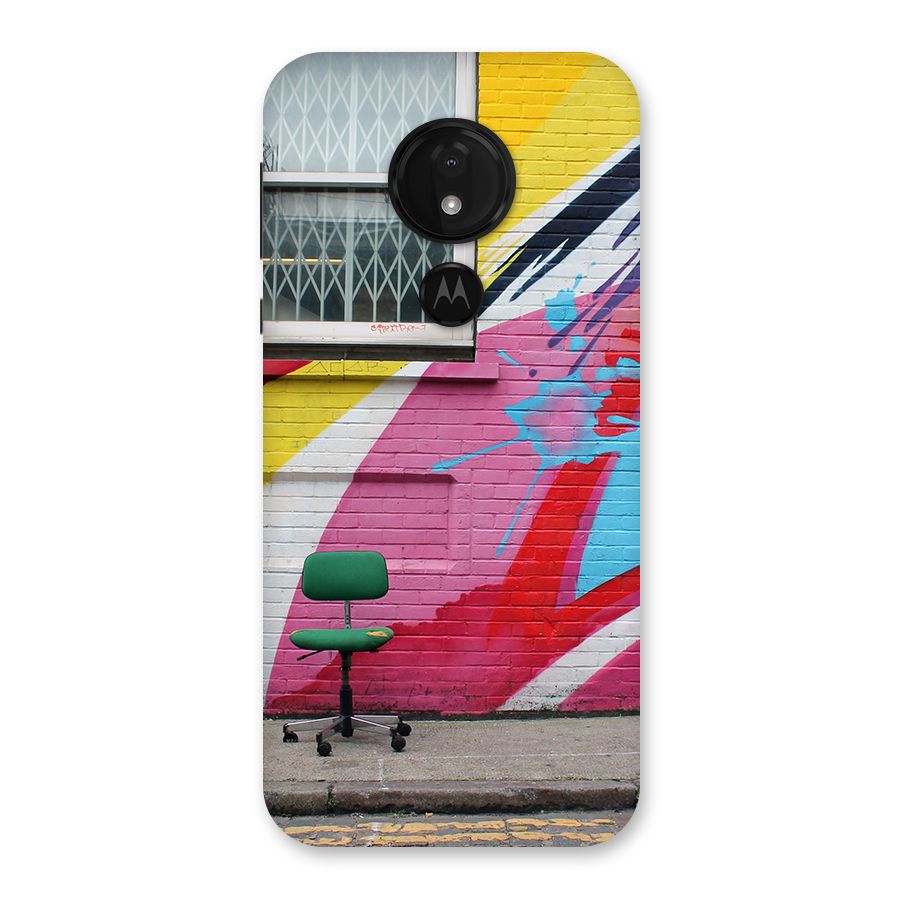 Creative Wall Art Back Case for Moto G7 Power