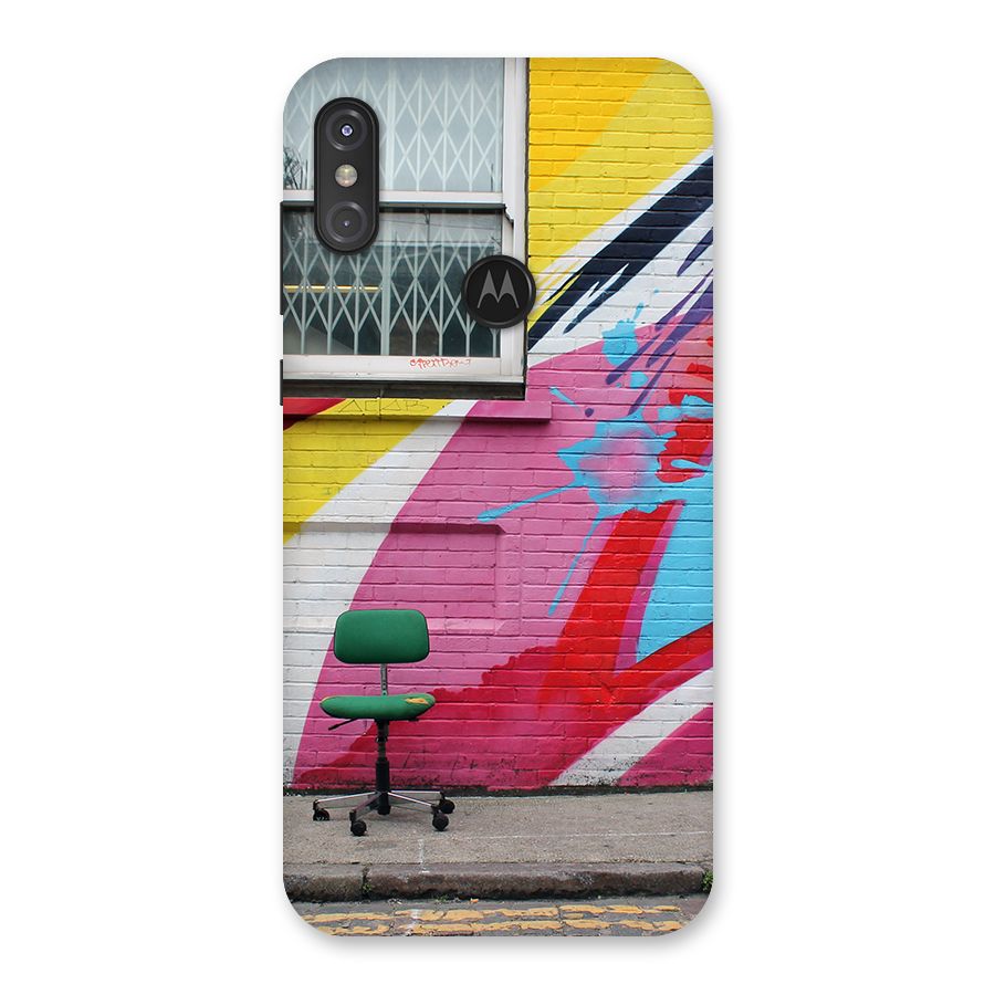 Creative Wall Art Back Case for Motorola One Power