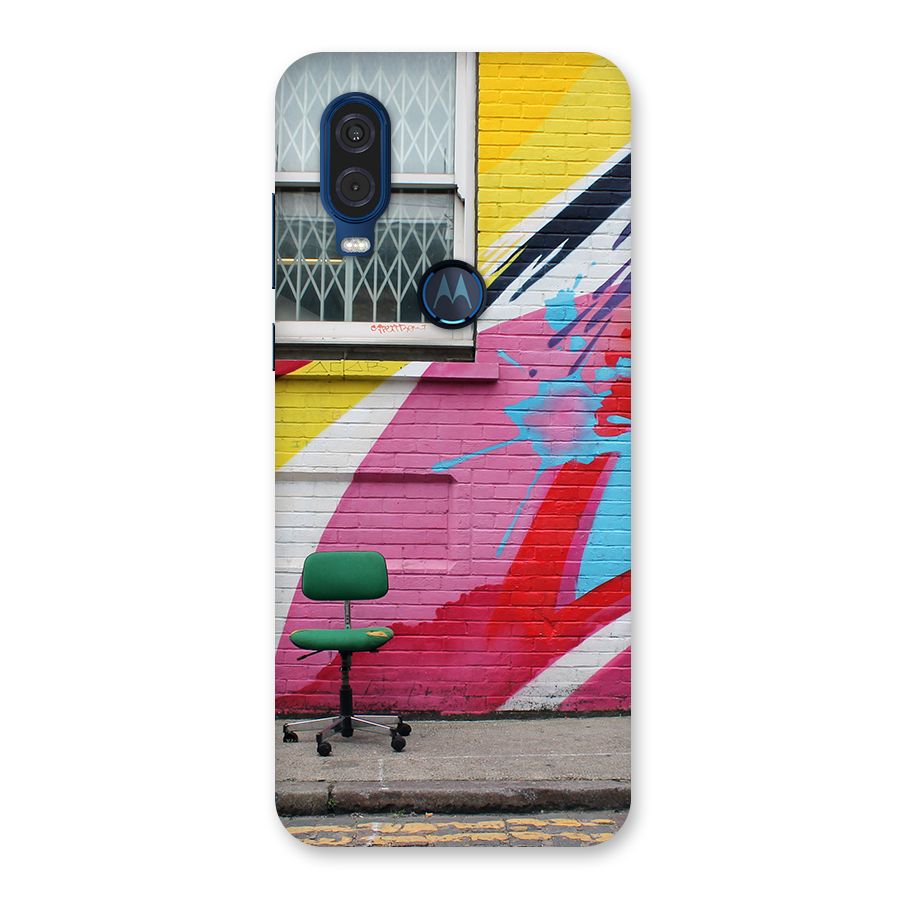 Creative Wall Art Back Case for Motorola One Vision