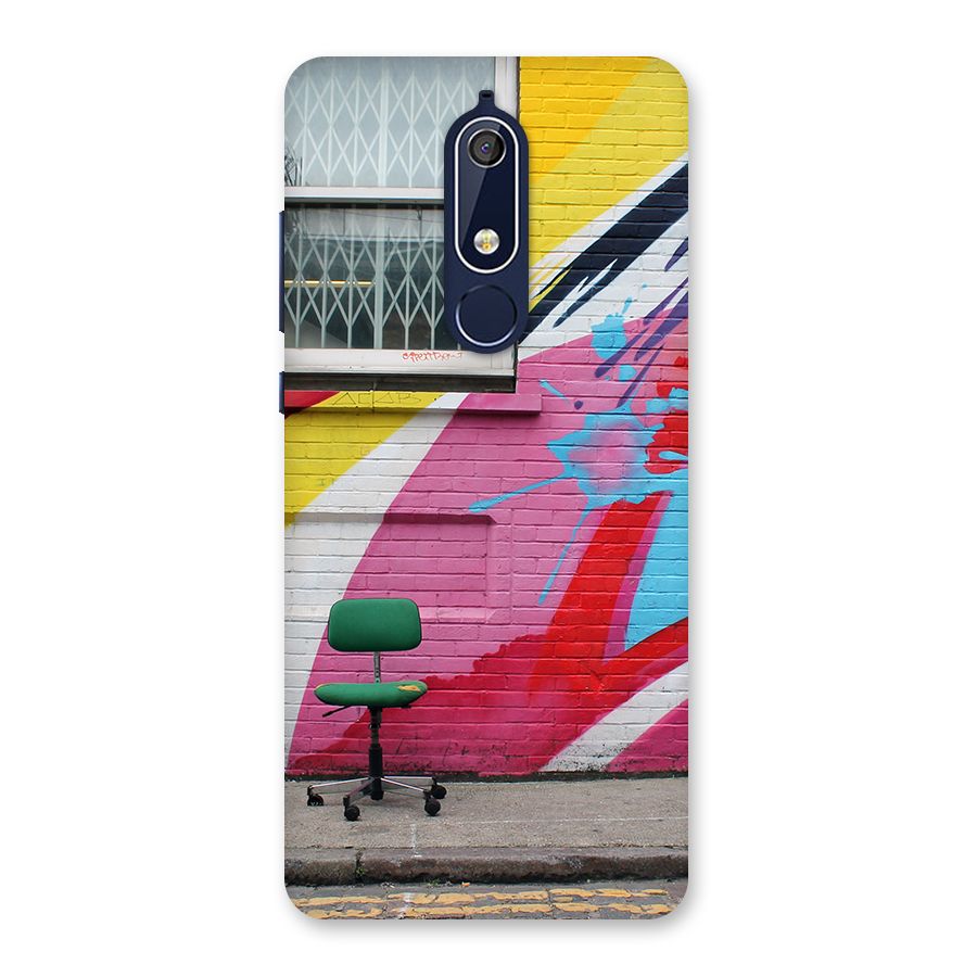 Creative Wall Art Back Case for Nokia 5.1