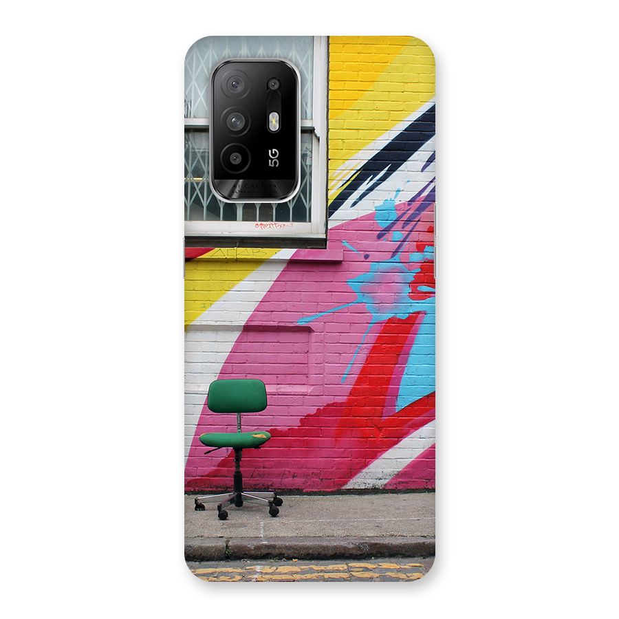 Creative Wall Art Back Case for Oppo F19 Pro Plus 5G