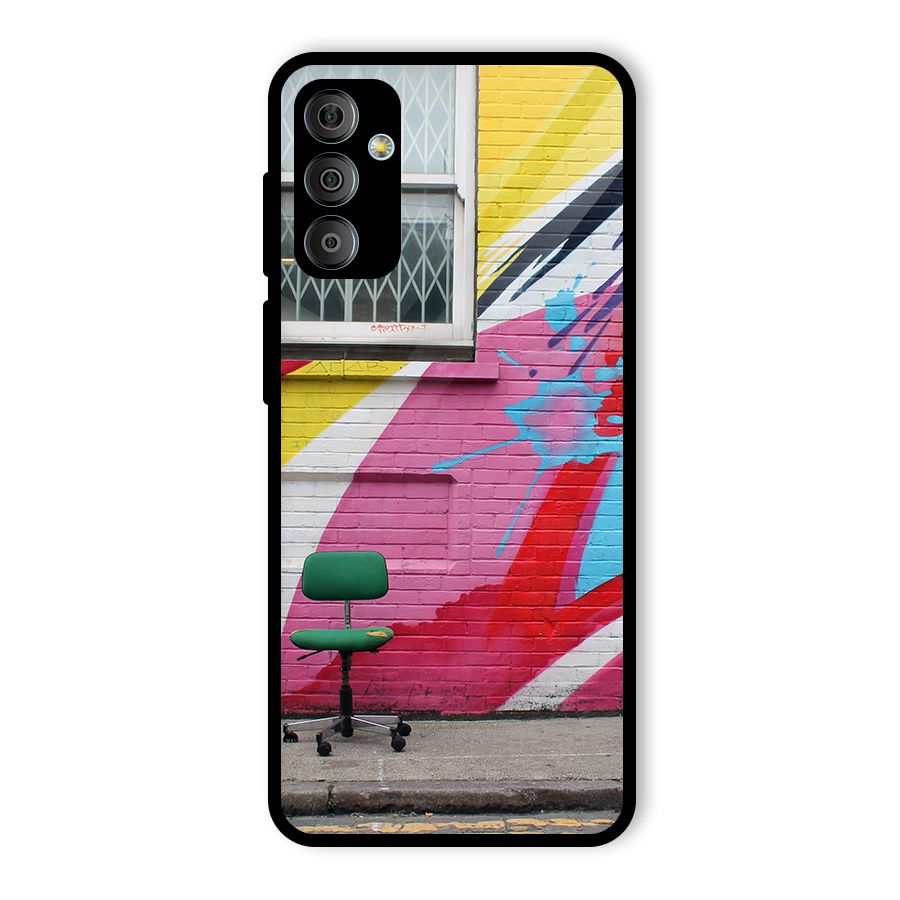 Creative Wall Art Glass Back Case for Galaxy F23