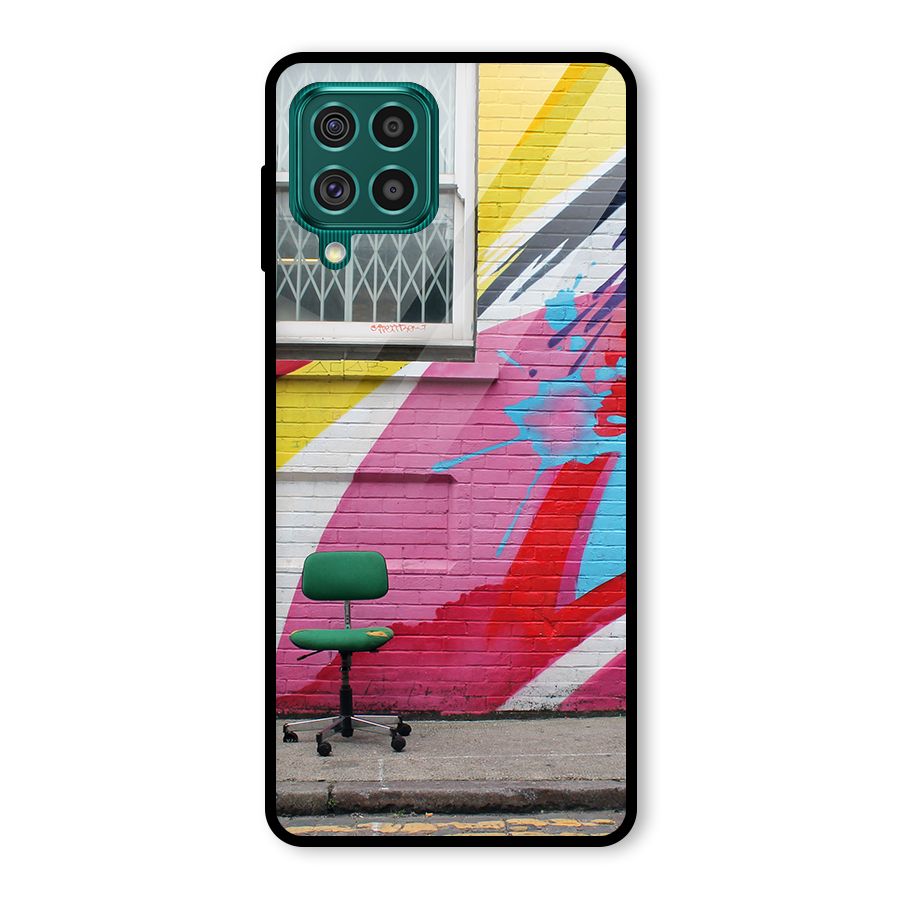 Creative Wall Art Glass Back Case for Galaxy F62