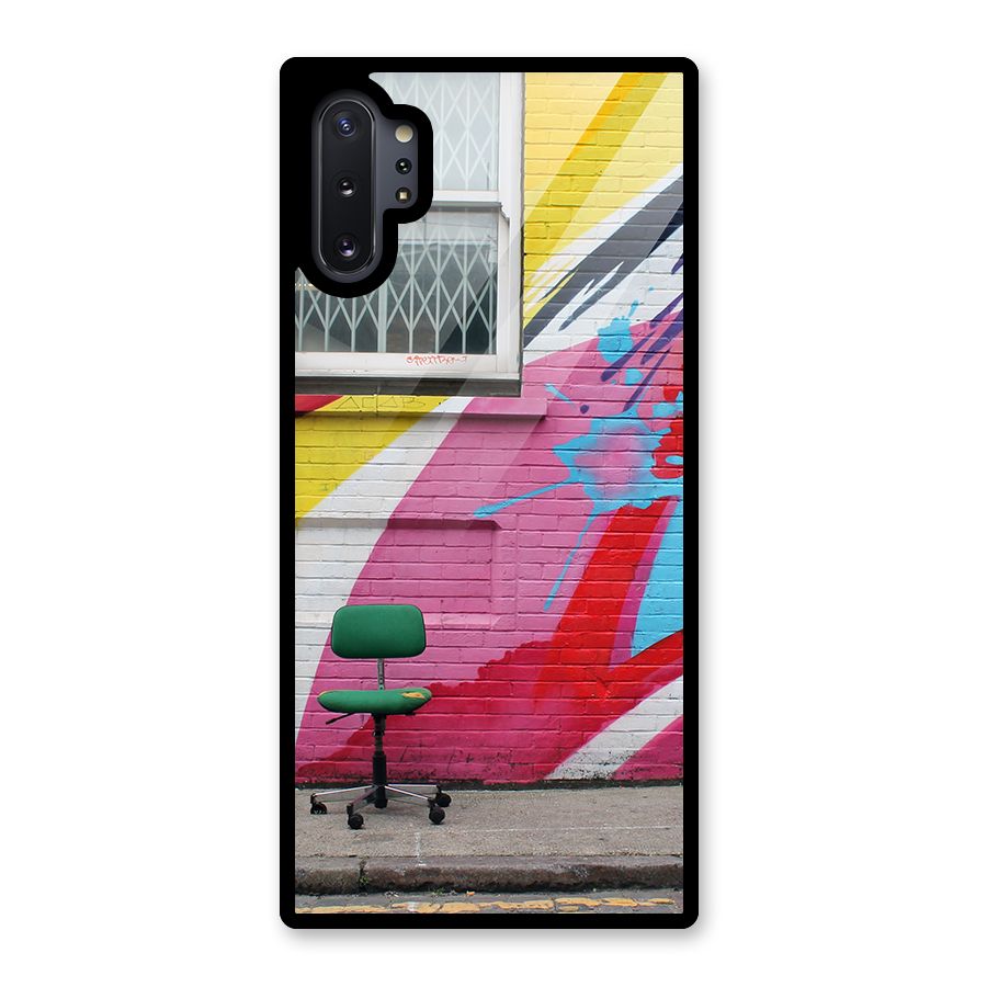 Creative Wall Art Glass Back Case for Galaxy Note 10 Plus