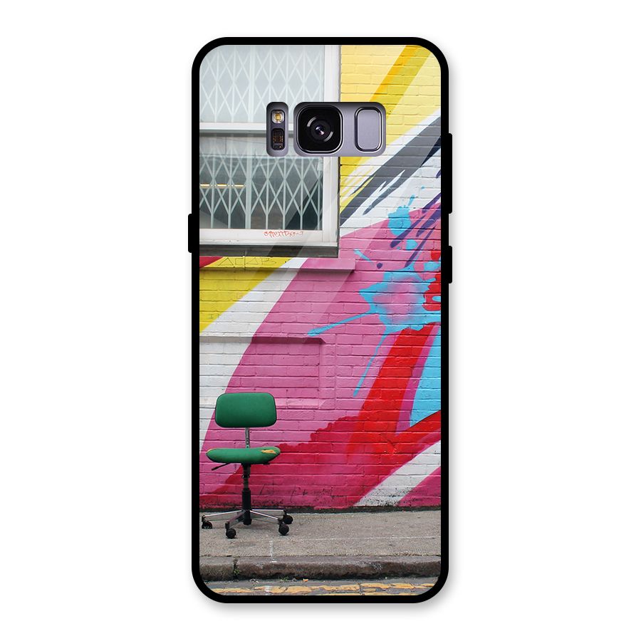 Creative Wall Art Glass Back Case for Galaxy S8