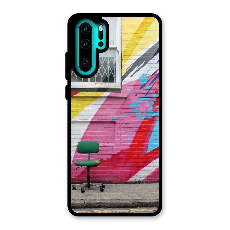 Creative Wall Art Glass Back Case for Huawei P30 Pro