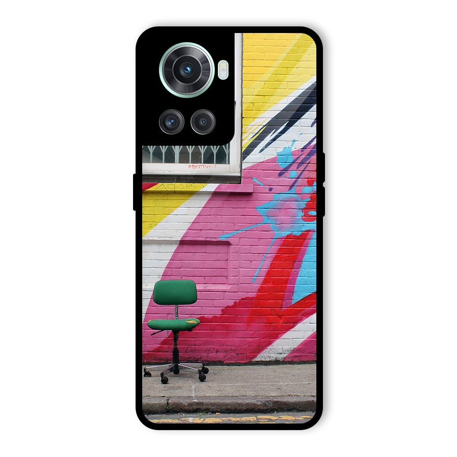 Creative Wall Art Glass Back Case for OnePlus 10R