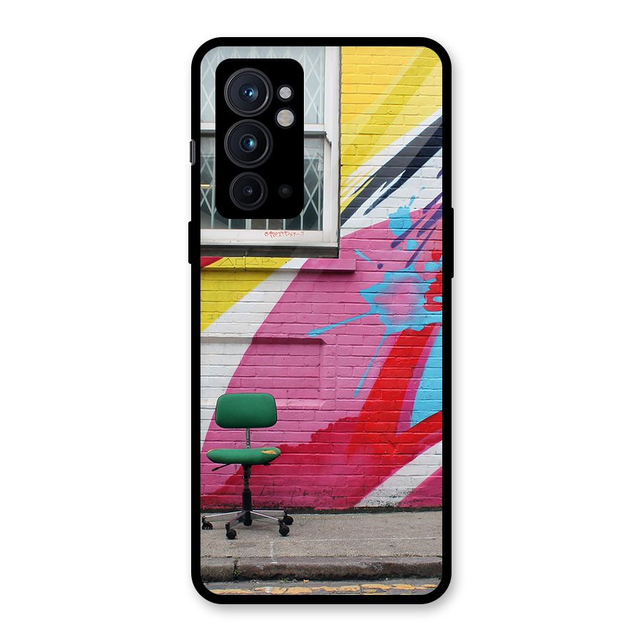 Creative Wall Art Glass Back Case for OnePlus 9RT 5G