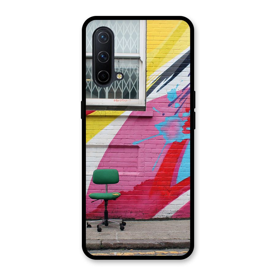 Creative Wall Art Glass Back Case for OnePlus Nord CE 5G