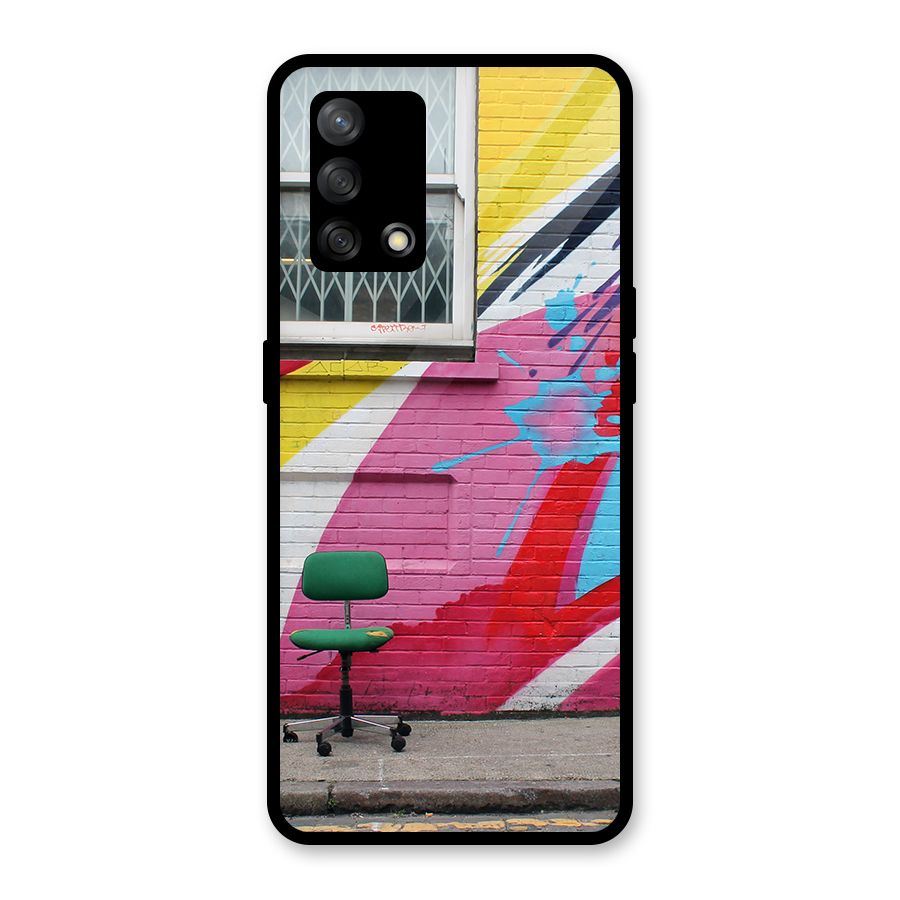 Creative Wall Art Glass Back Case for Oppo F19