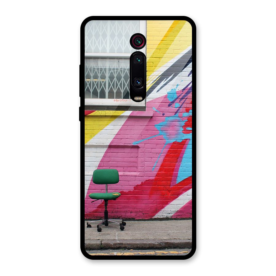Creative Wall Art Glass Back Case for Redmi K20 Pro