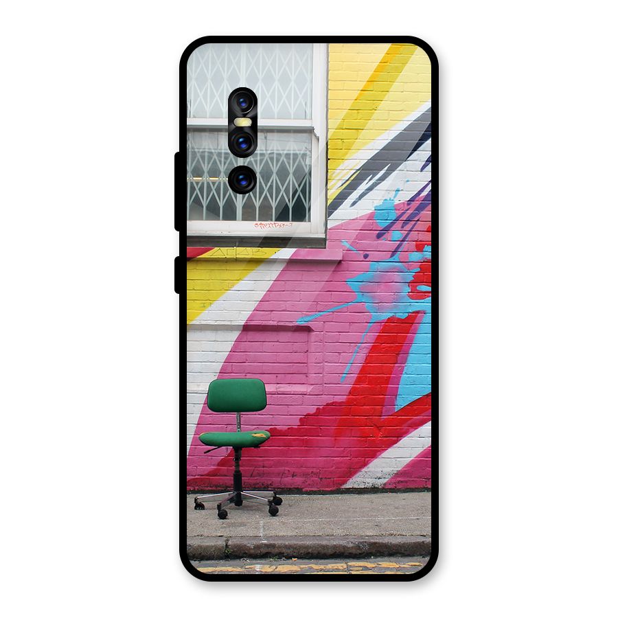 Creative Wall Art Glass Back Case for Vivo V15 Pro