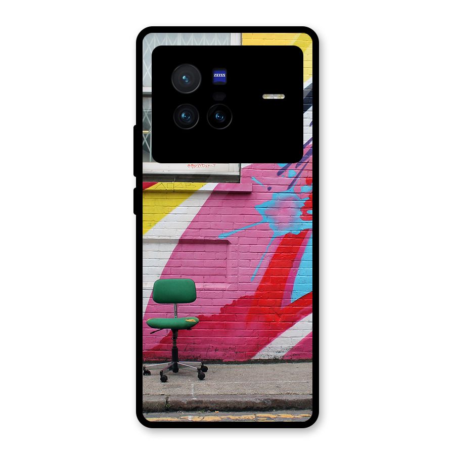 Creative Wall Art Glass Back Case for Vivo X80