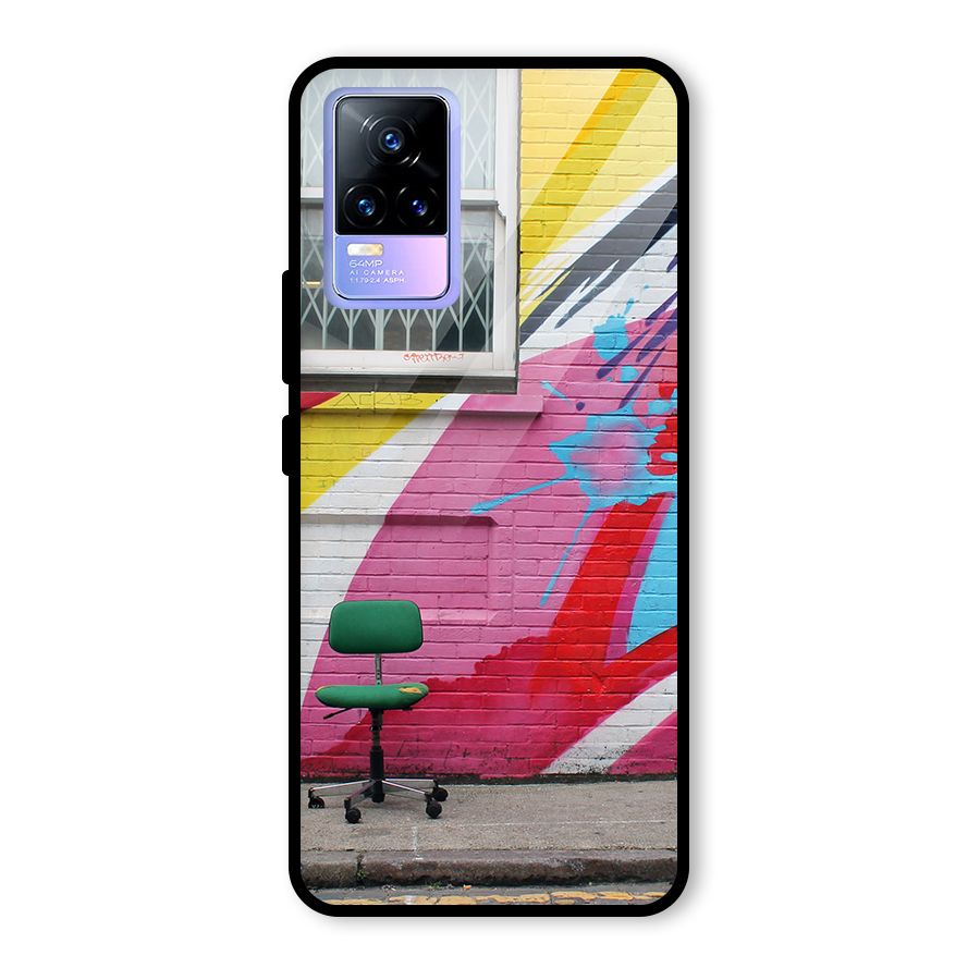 Creative Wall Art Glass Back Case for Vivo Y73