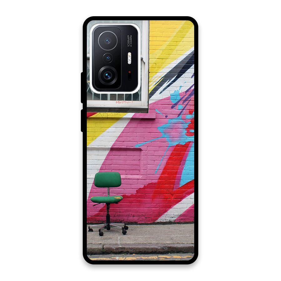 Creative Wall Art Glass Back Case for Xiaomi 11T Pro