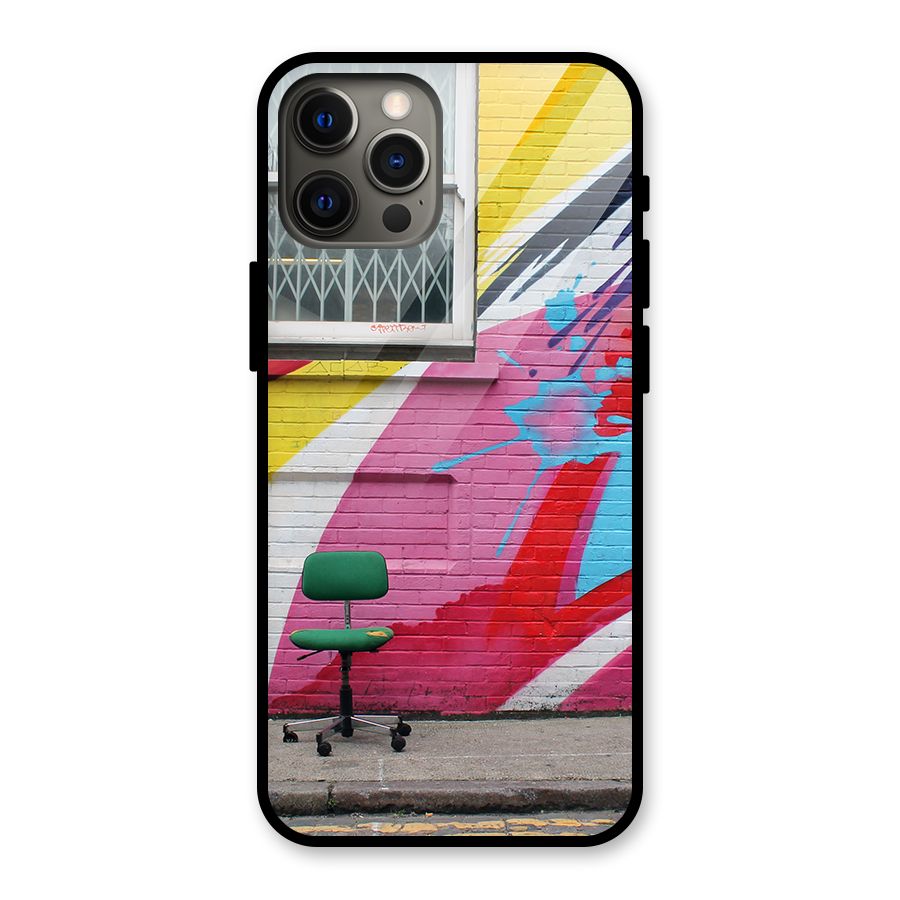 Creative Wall Art Glass Back Case for iPhone 12 Pro Max