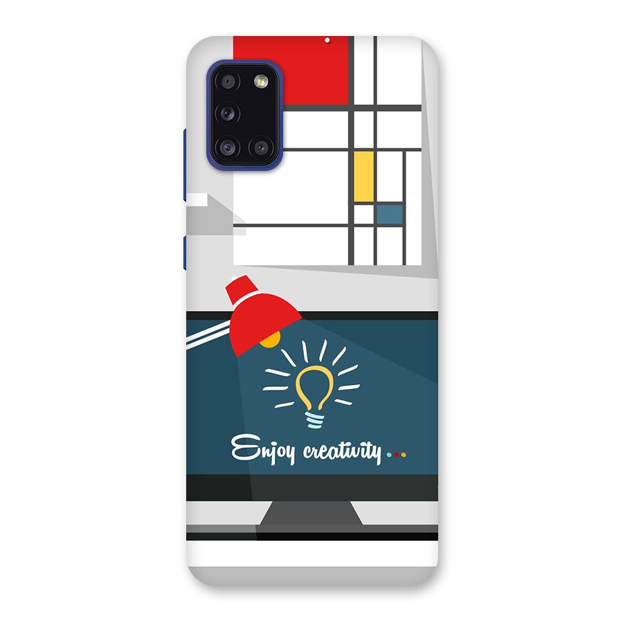 Creative Workspace Design Back Case for Galaxy A31