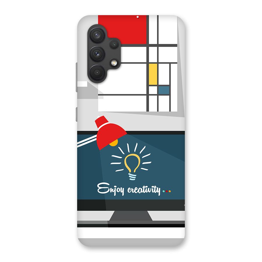 Creative Workspace Design Back Case for Galaxy A32