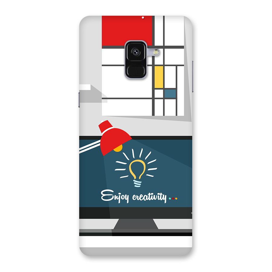 Creative Workspace Design Back Case for Galaxy A8 Plus
