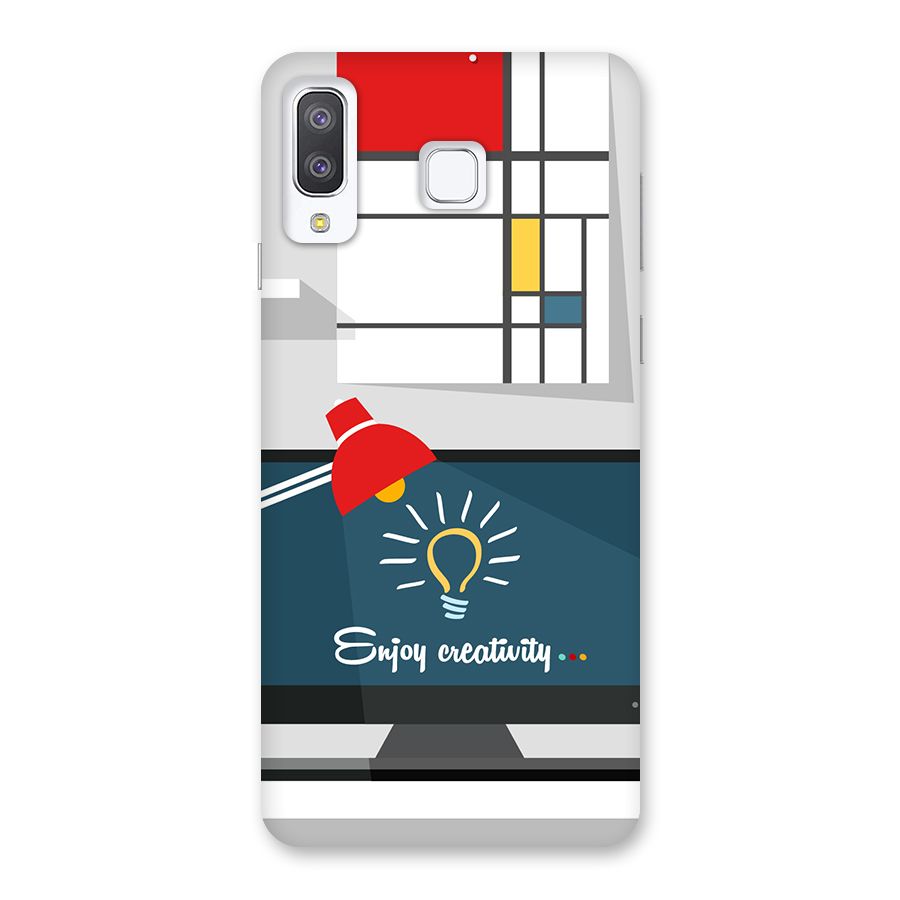 Creative Workspace Design Back Case for Galaxy A8 Star