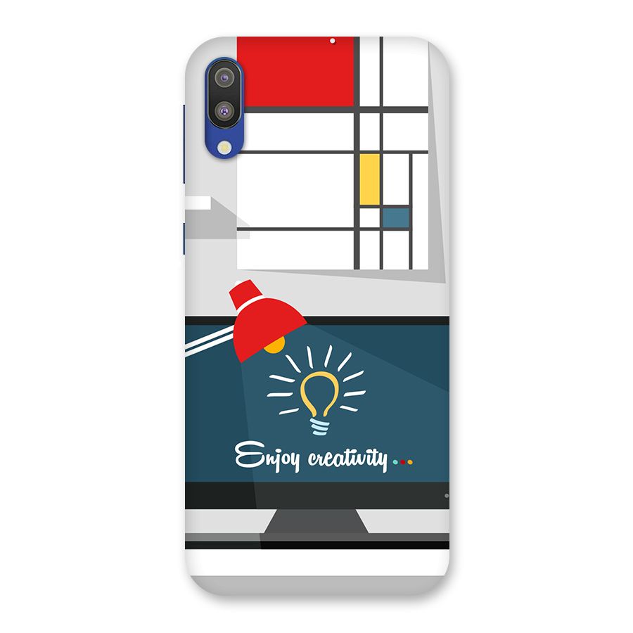 Creative Workspace Design Back Case for Galaxy M10