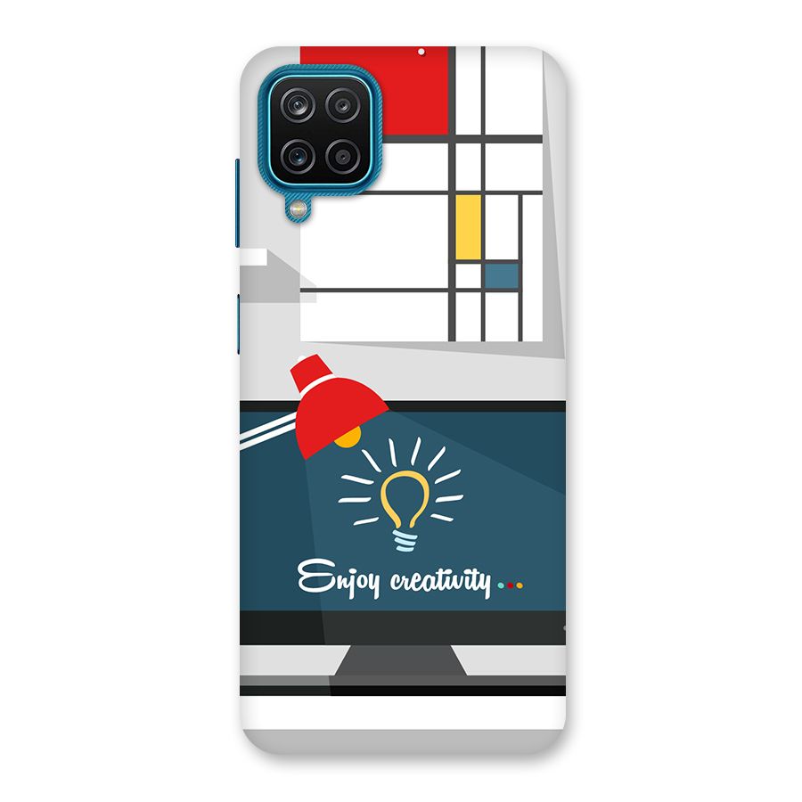 Creative Workspace Design Back Case for Galaxy M12