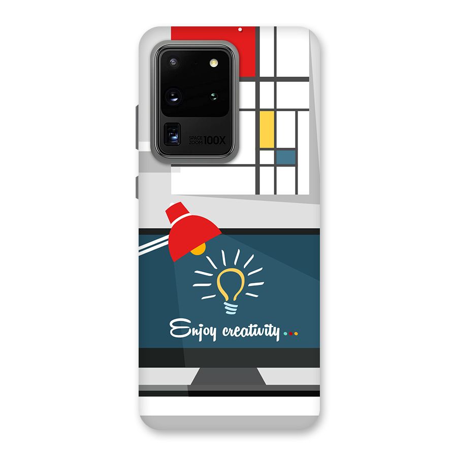 Creative Workspace Design Back Case for Galaxy S20 Ultra