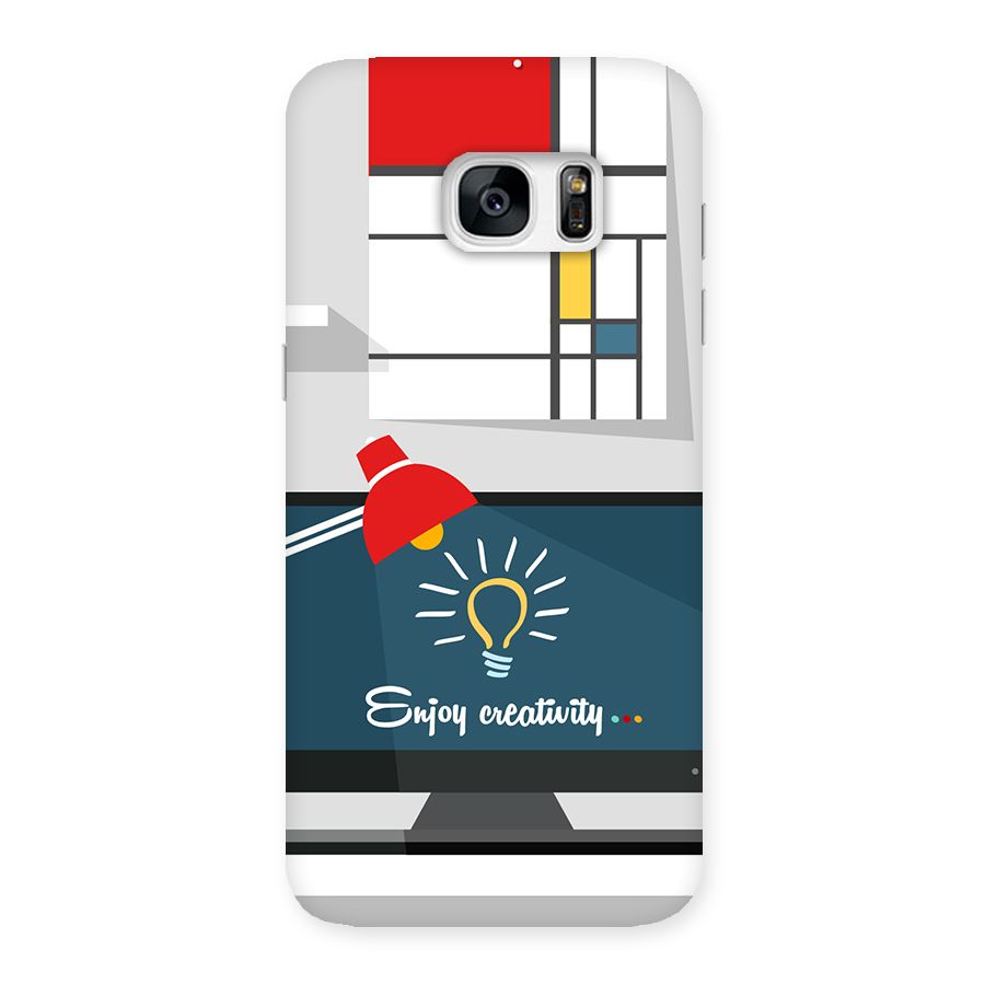 Creative Workspace Design Back Case for Galaxy S7 Edge