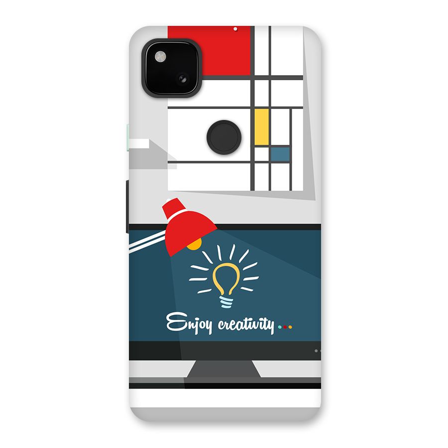 Creative Workspace Design Back Case for Google Pixel 4a