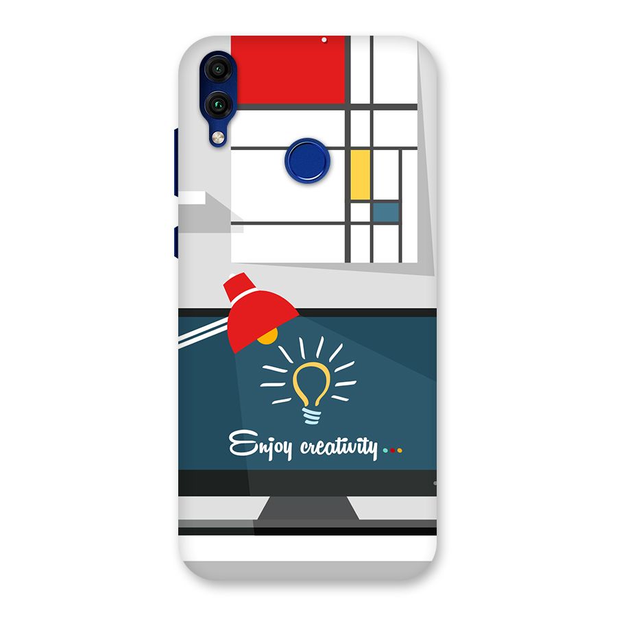 Creative Workspace Design Back Case for Honor 8C