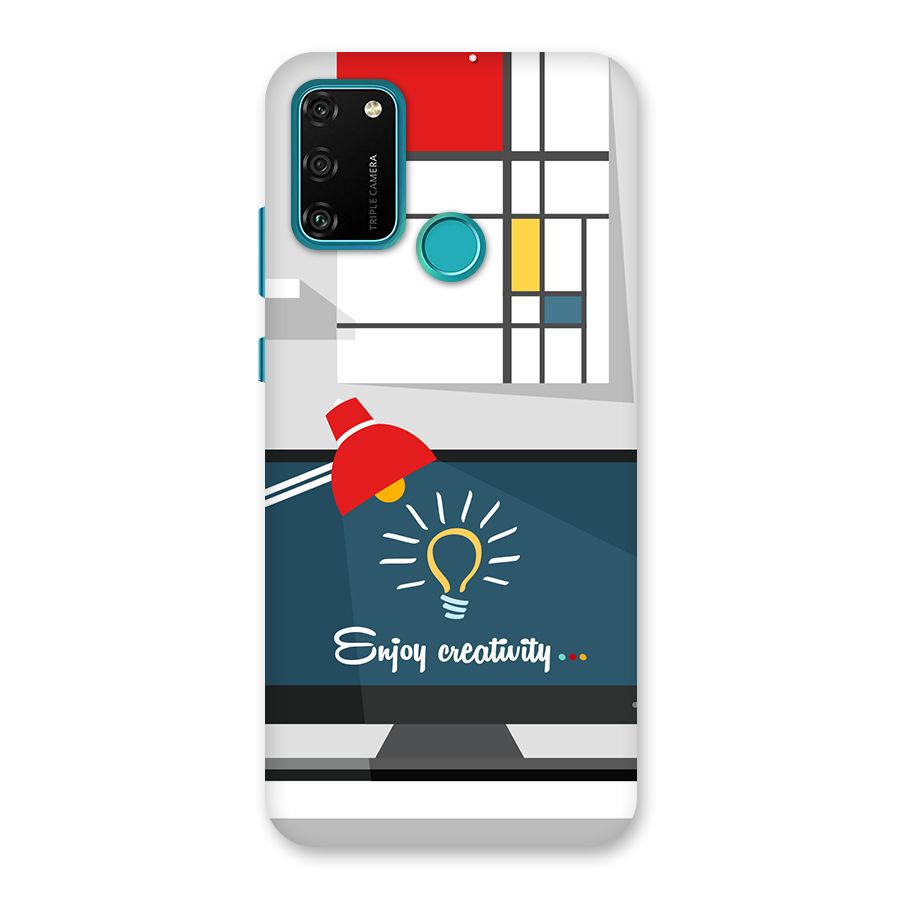 Creative Workspace Design Back Case for Honor 9A