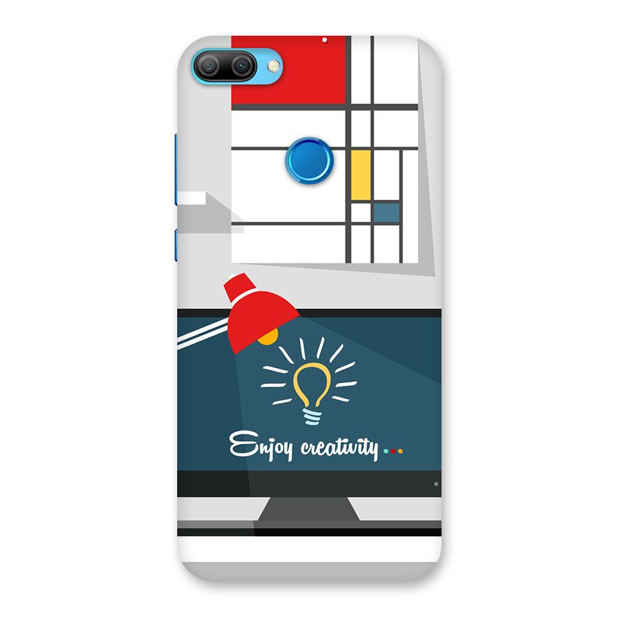 Creative Workspace Design Back Case for Honor 9N