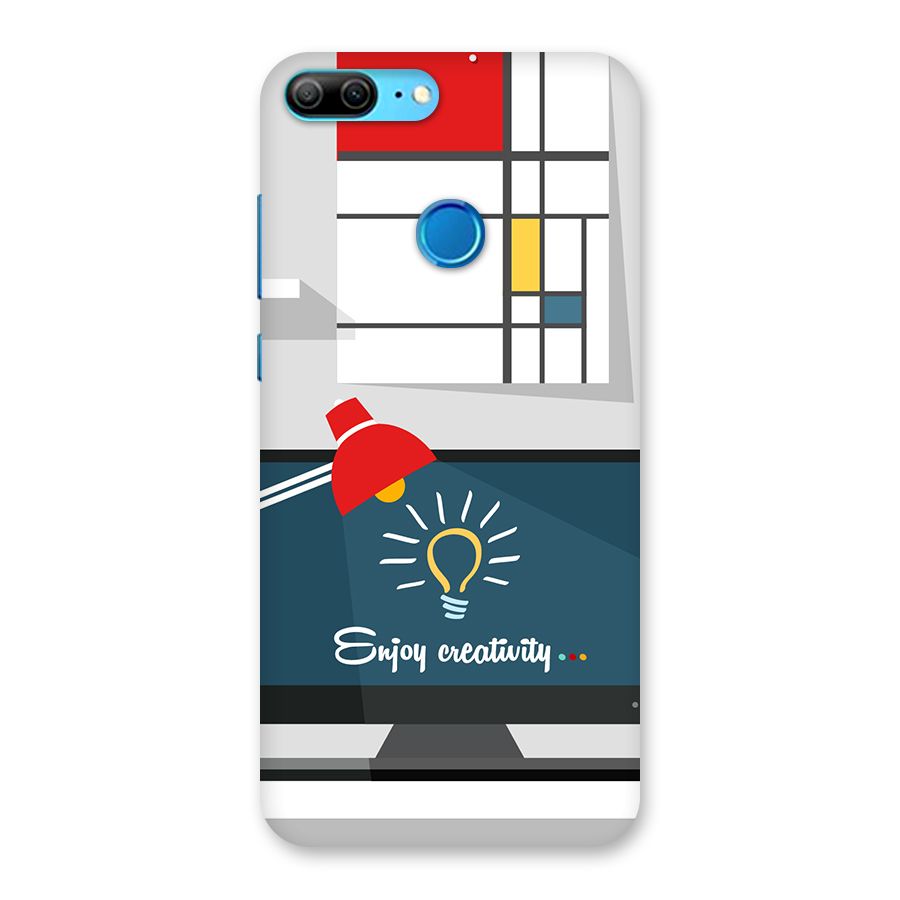 Creative Workspace Design Back Case for Honor 9 Lite
