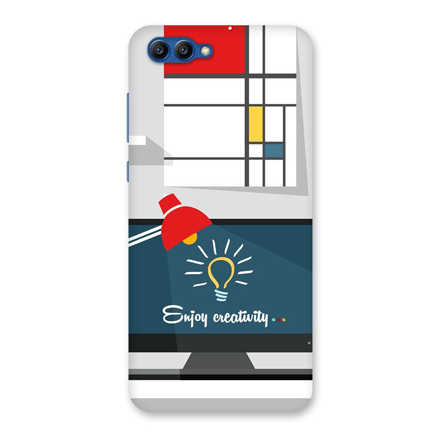 Creative Workspace Design Back Case for Honor View 10