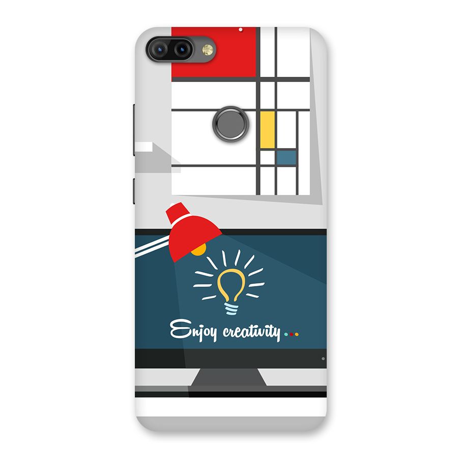 Creative Workspace Design Back Case for Infinix Hot 6 Pro
