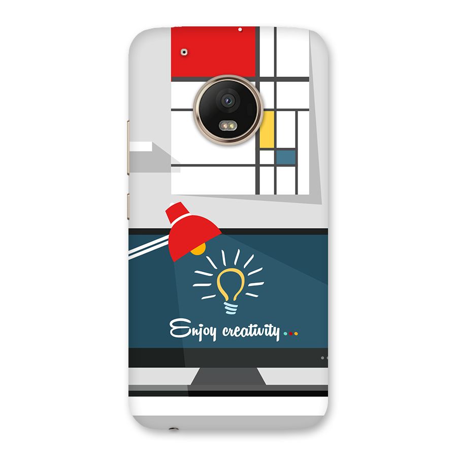 Creative Workspace Design Back Case for Moto G5 Plus