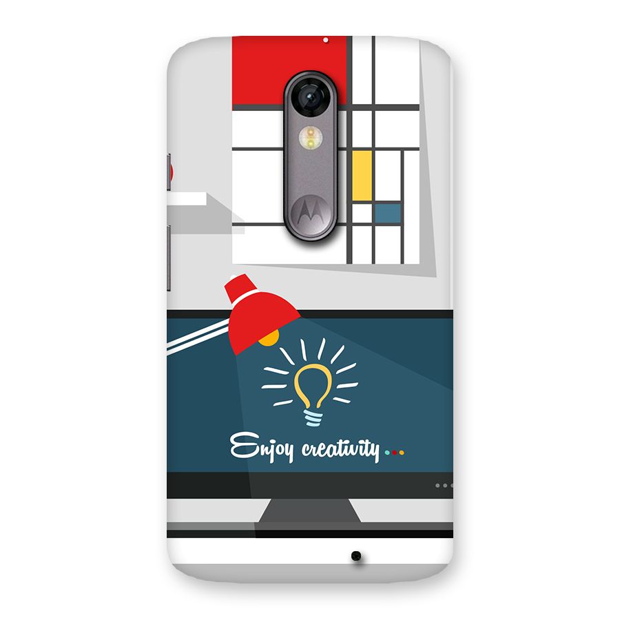 Creative Workspace Design Back Case for Moto X Force