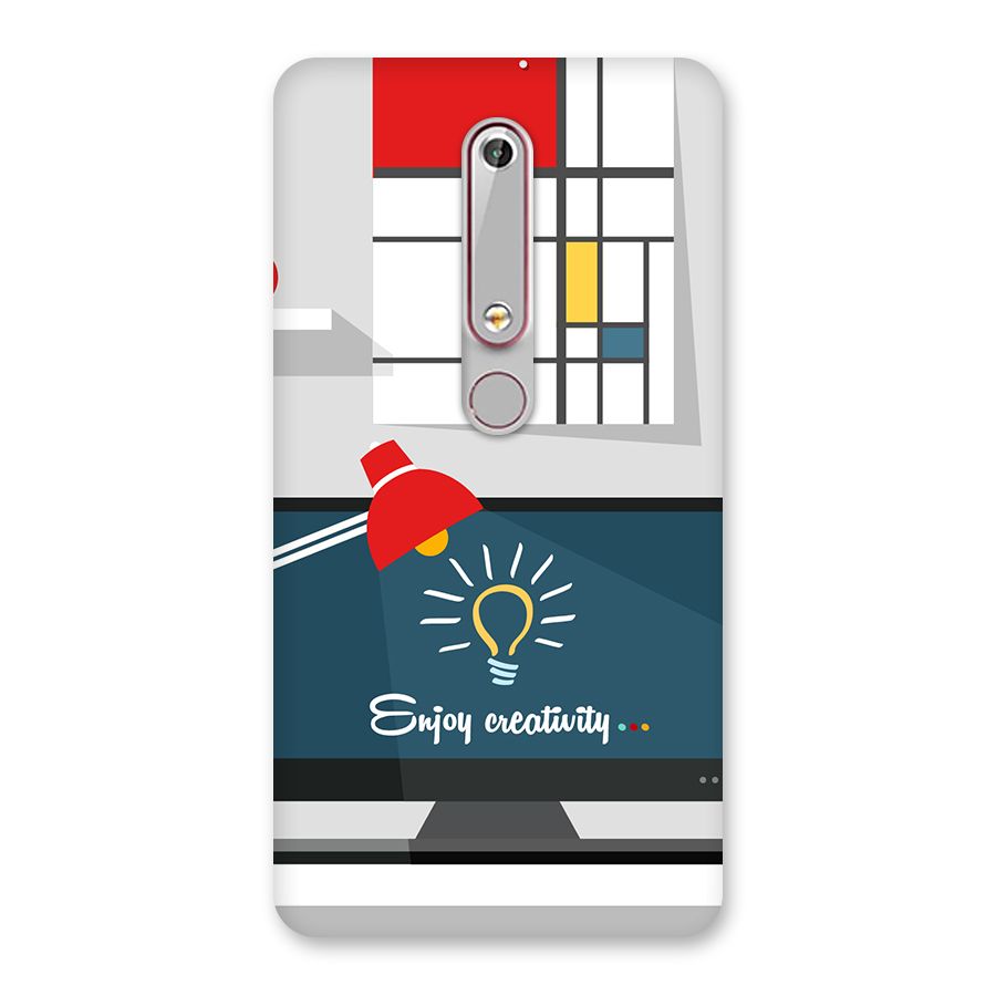 Creative Workspace Design Back Case for Nokia 6.1