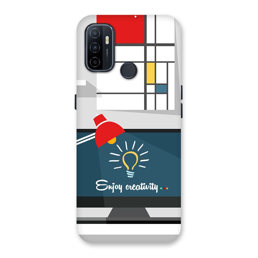 Creative Workspace Design Back Case for Oppo A32