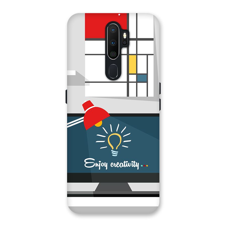 Creative Workspace Design Back Case for Oppo A5 (2020)