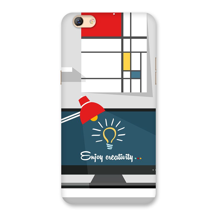 Creative Workspace Design Back Case for Oppo F3 Plus