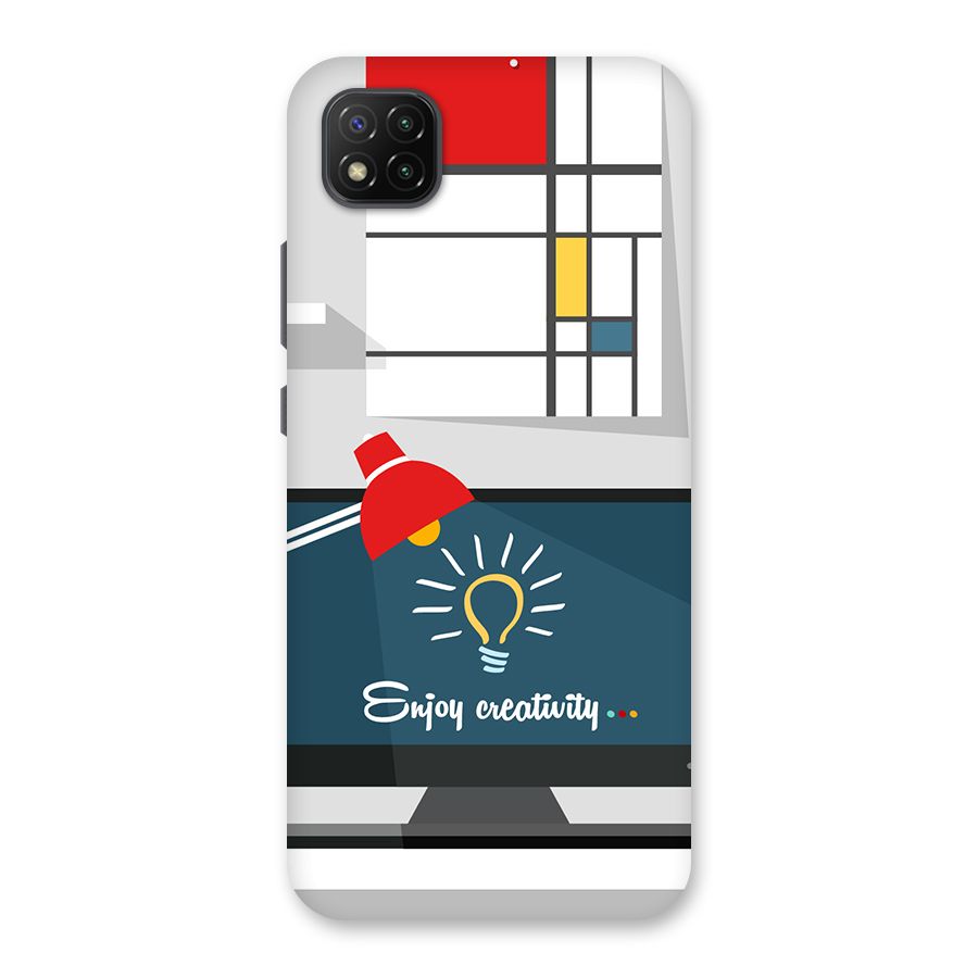 Creative Workspace Design Back Case for Poco C3