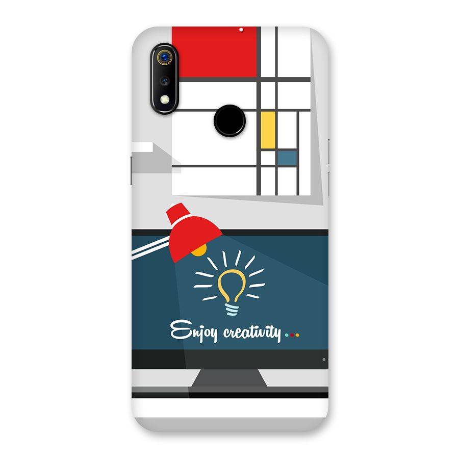 Creative Workspace Design Back Case for Realme 3